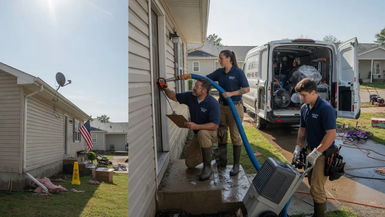 Ceiling Water Damage Restoration in Tarzan, TX near me